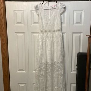 Southern fried chicks white dress!